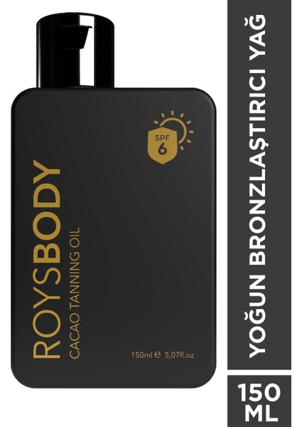 Yoğun Bronzlaştırıcı Güneş Yağı Spf 6 150 ml