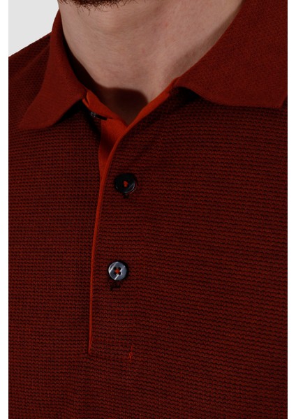 3229Y Hsk Wf Polo Yaka T-Shırt-Kiremit modelleri