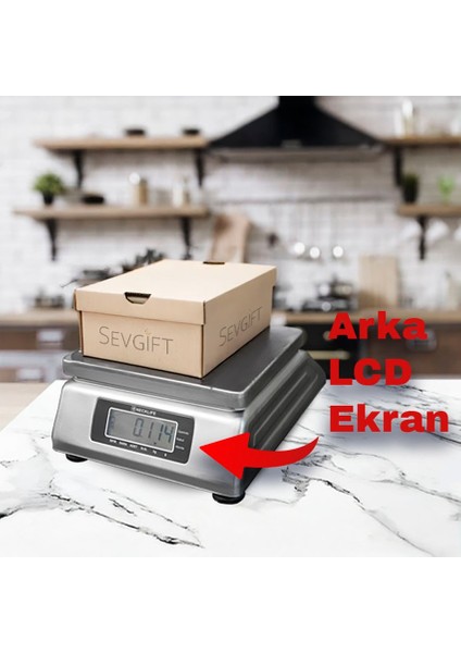 Agt S2 Dijital Paslanmaz, Su Geçirmez Terazi 30KG | 1gr modelleri