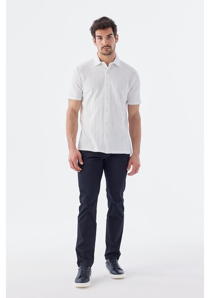 Ekru Slim Fit Gömlek Yaka T-Shirt fiyatları