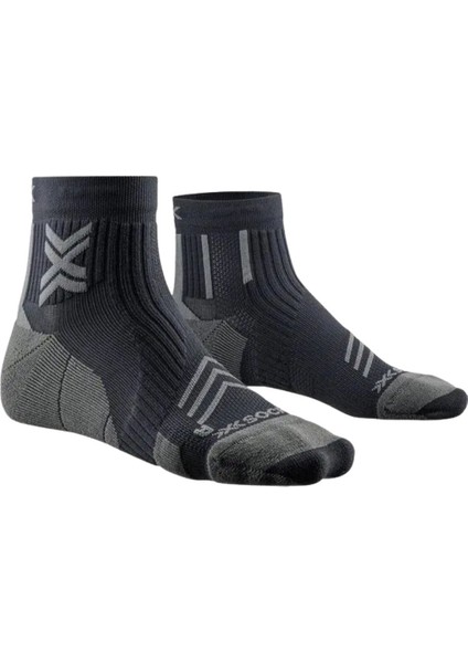 X-Socks Run Discover Ankle Siyah Koşu Çorabı