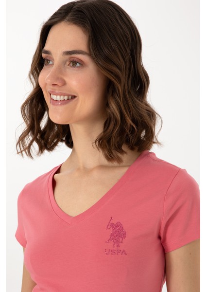 Kadın V Yaka Basic T-Shirt 2080797 fiyatları