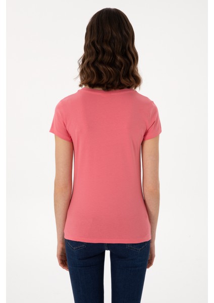 Kadın V Yaka Basic T-Shirt 2080797 fırsatları