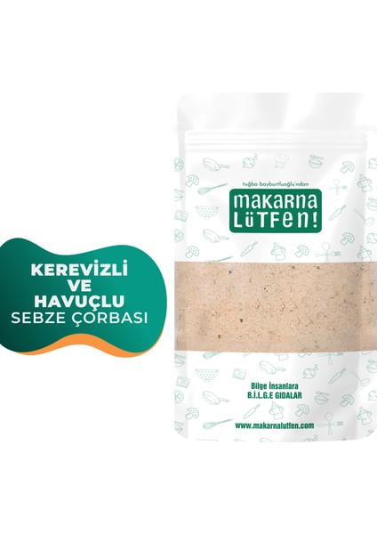 Kerevizli ve Havuçlu Sebze Çorbası (+8. ay-50 gram)