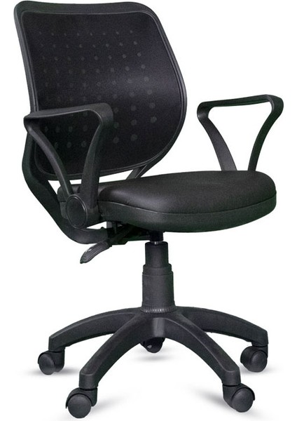Winney Fileli Terletmeyen Ergonomik Pro Ofis Toplantı Sekreter Çalışma Koltuğu
