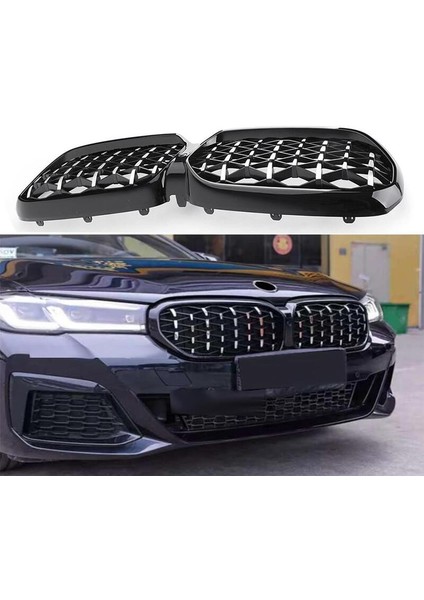Bmw G30 Lci Panjur Böbrek Diamond Pianoblack 2021-2022