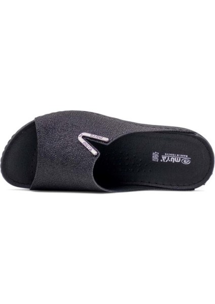 Nest 31125-581 Anatomik Taban Kadın Terlik Desenli Siyah 36-40 indirimleri