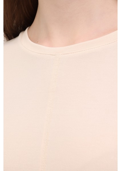 Wl Brenda 11CK612 5fx Bej Kadın Kısa Kol T-Shirt fırsatları