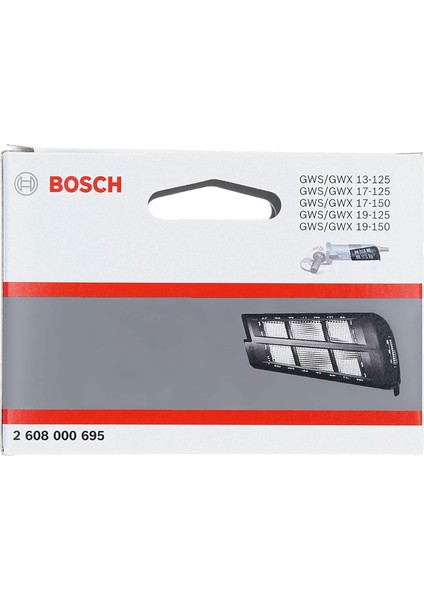 1 x Toz Filtresi Gen V Sag (Açılı Taşlama Makinesi Aksesuarı)