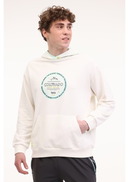 Ml Fıne 17otd202 5fx Ekru Erkek Sweatshirt