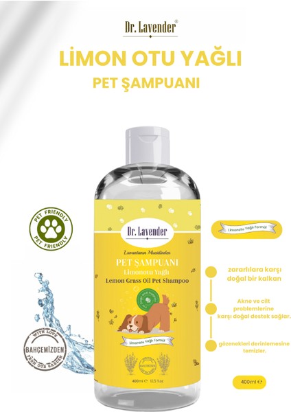 Limon Otu Yağlı Köpek Şampuanı 400 ml | Cilt Temizleyici & lılara Karşı Koruma fiyatları