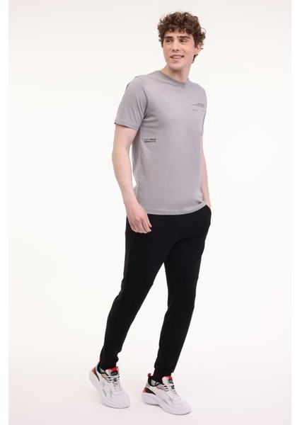 Ml Power 11slg301 5fx Gri Erkek Kısa Kol T-Shirt