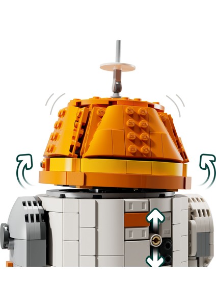 ® Star Wars™ Chopper (C1-10P)™ Astromech Droidi 75416 - 10 Yaş & Üzeri Çocuklar için Yaratıcı Oyuncak Yapım Seti (1039 Parça)