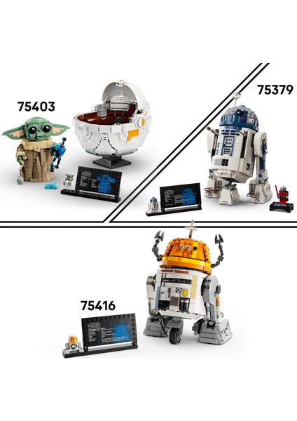 ® Star Wars™ Chopper (C1-10P)™ Astromech Droidi 75416 - 10 Yaş & Üzeri Çocuklar için Yaratıcı Oyuncak Yapım Seti (1039 Parça)