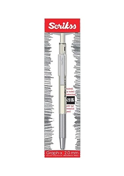 Office Graphx Mekanik Kurşun Kalem Beyaz 2 mm