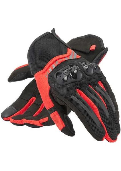 Daınese Eld/mıg 3 Aır Tex Gloves Black/red-Lava Yazlık Eldiven
