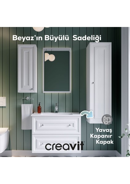 Kayra Boy Dolabı 130CM Mat Beyaz fiyatları