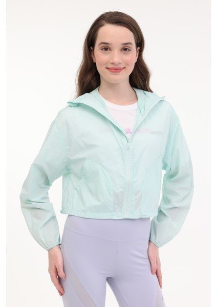 Wl Henas 8KT33 5fx Pastel Yesıl Kadın Yağmurluk