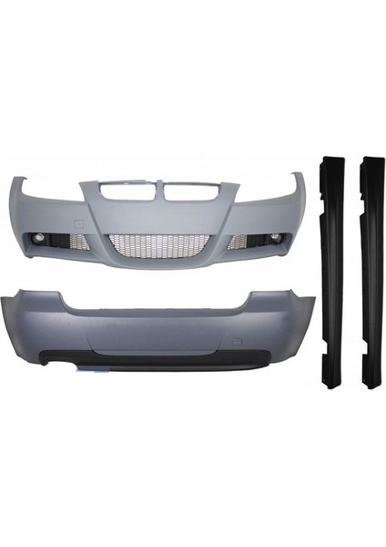 Bmw 3.seri E90 2005-2009 Uyumlu Plastik Mtec Body Kıt