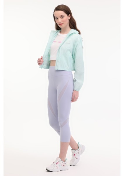 Wl Henas 8KT33 5fx Pastel Yesıl Kadın Yağmurluk