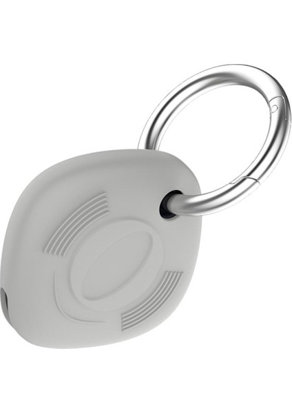F Fityle Smarttag Tracker Için Silikon Kılıf Anahtarlık 41.5X12.6MM - Gri (Yurt Dışından)