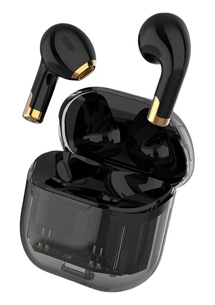 Amorus Apro 11 Bluetooth Kablosuz Kulaklık Stereo Ses Düşük Gecikmeli Spor Kulaklığı, 300MAH Pil Şarj Kutusu ile - Turuncu (Yurt Dışından)