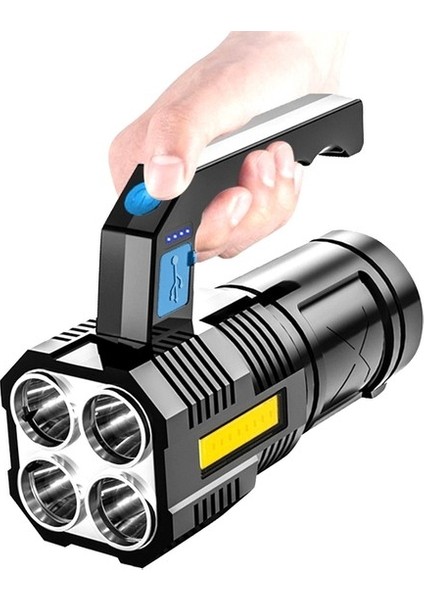 X508 Taşınabilir Şarj Edilebilir Uzun Menzilli Çok Fonksiyonlu Cob LED El Feneri (Yurt Dışından)