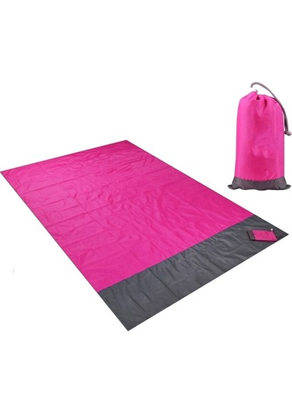 F Fityle Plaj Battaniyesi Su Geçirmez Cep Piknik Levha Mat Hızlı Kurutma Halı Turuncu (Yurt Dışından)