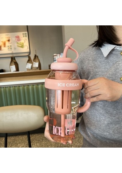 Plastik Bardak, Pipetli Bardak, Spor Su Şişesi 1300ML (Yurt Dışından)