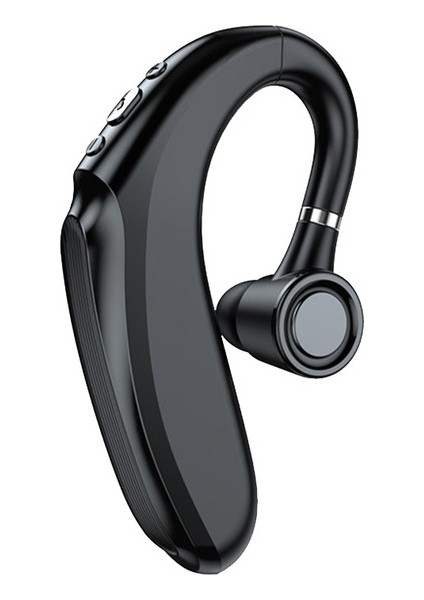 Unband Q12 300MAH Pil Tek Kulak Bluetooth Kulaklık Iş Sporları Kablosuz Müzik Çağrı Kulak Kancası Kulaklık - Siyah (Yurt Dışından)