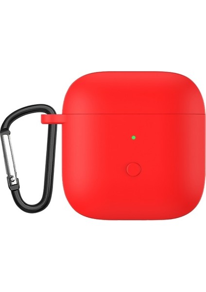 Redmi Buds 3 Için Sıvı Silikon Tek Parçalı Kulaklık Kılıfı 3 Kırmızı (Yurt Dışından)