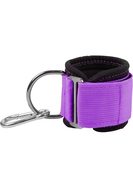 Ayak Bileği Kayışı Kablo Eki D Halkası Bacak Ağırlık Kaldırma Egzersiz Turuncu (Yurt Dışından)