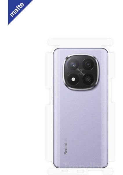 Xiaomi Redmi Note 14 Pro Plus 5g Mat Arka ve Yan Koruyucu Kaplama Poliüretan Film