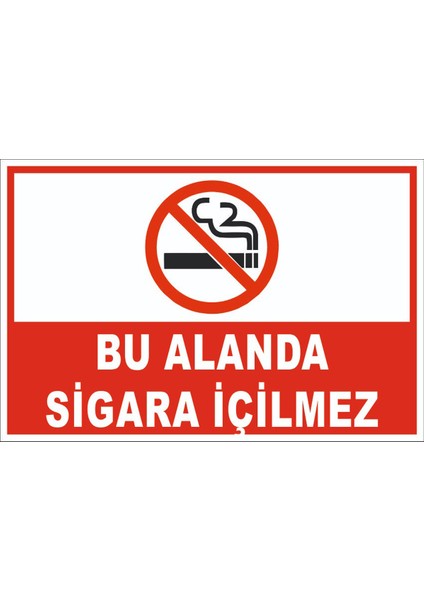 Uyarılevhaları/bu Alanda Sigaraiçilmez Levhası
