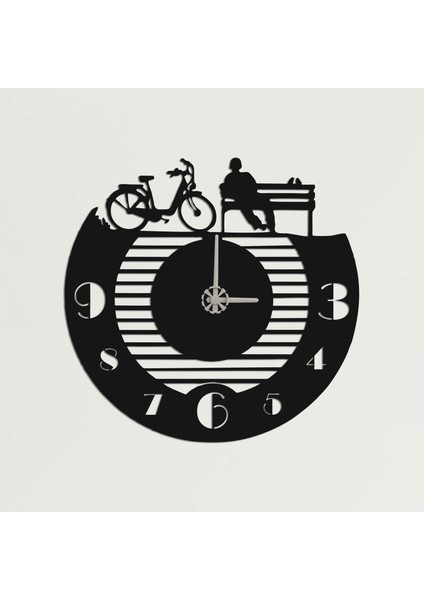 Bisiklet Ve Bank Metal Duvar Saati Metal fiyatları
