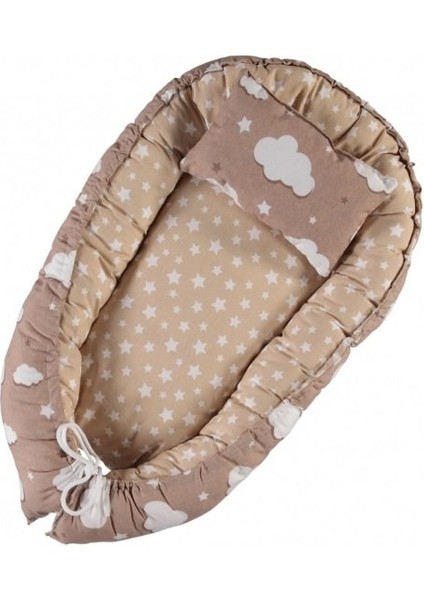 Yumuşak Dolgulu Babynest Anne Yanı Bebek Yatağı Bebek Uyku Yatağı Boy 71CM En 40CM Kalınlık 7cm