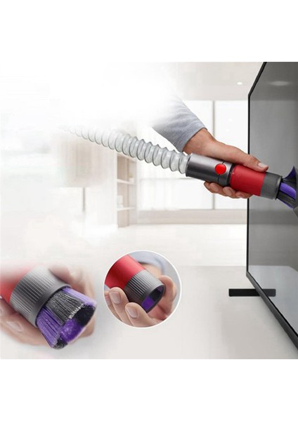 V7 V8 V10 V11 V12 V15 Elektrikli Süpürge Parçaları Aksesuarları Için Iz Bırakmayan Toz Giderme Yumuşak Fırça Başlığı (Yurt Dışından) modelleri