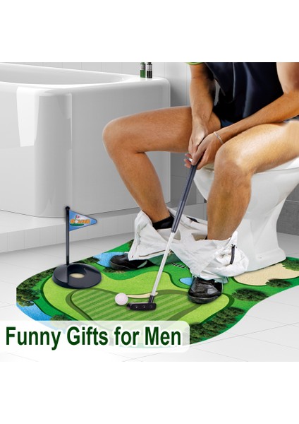 Tuvalet Golf Oyuncakları - Boş Zaman ve Eğlence Spor Oyuncakları - Tuvalet Mini Seti (Yurt Dışından) fırsatları