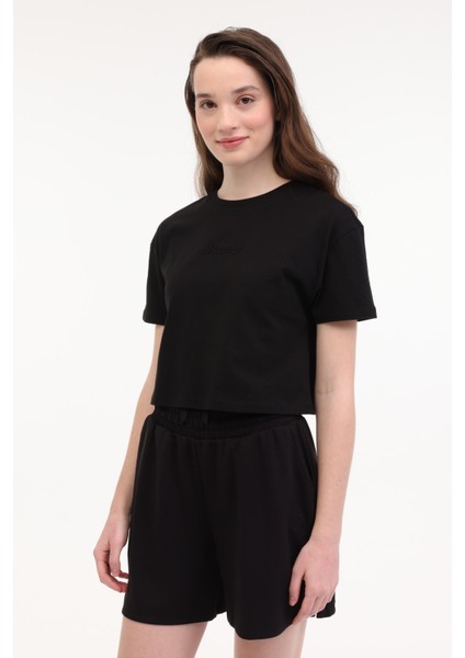 W-Kepy Tee 5fx Siyah Kadın Kısa Kol T-Shirt