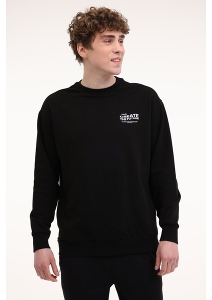Ml Create 16slg314 5fx Siyah Erkek Sweatshirt