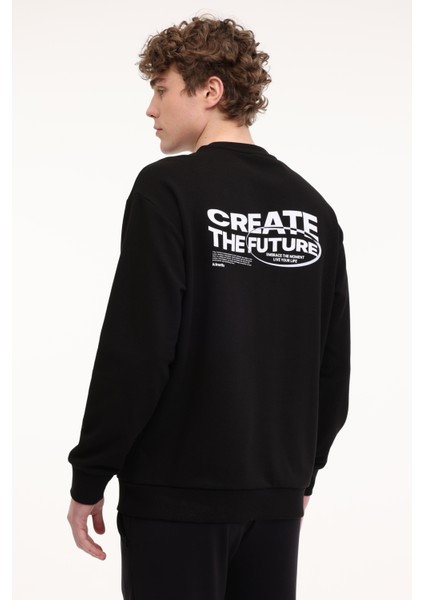 Ml Create 16slg314 5fx Siyah Erkek Sweatshirt