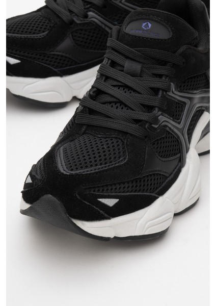Erkek Bağcıklı Rahat Kalın Taban Sneaker Hj 25009Z Siyah modelleri