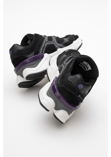 Erkek Bağcıklı Rahat Kalın Taban Sneaker Hj 25009Z Siyah fırsatları