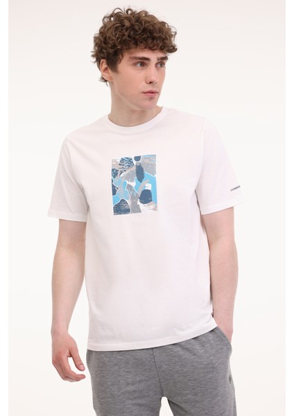 ml Chen 11HL1004 5fx Beyaz Erkek Kısa Kol T-Shirt