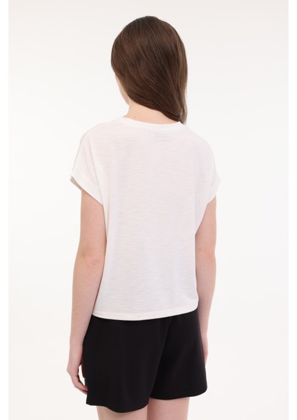 W-Joanne Tee 5fx Ekru Kadın Kısa Kol T-Shirt fiyatları