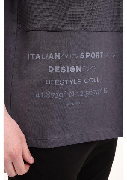 M-Perla Tee 5fx Antrasit Erkek Kısa Kol T-Shirt indirimleri