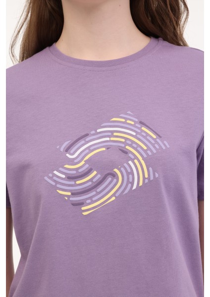 W-Yuly Tee 5fx Mor Kadın Kısa Kol T-Shirt fırsatları