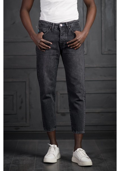 Fbı Pamuklu Taş Yıkama Boyfriend (Mom Jean) Kot Pantolon modelleri