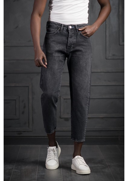 Fbı Pamuklu Taş Yıkama Boyfriend (Mom Jean) Kot Pantolon fırsatları
