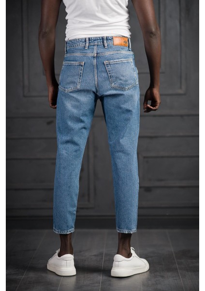 Fbı Pamuklu Taş Yıkama Boyfriend (Mom Jean) Kot Pantolon modelleri